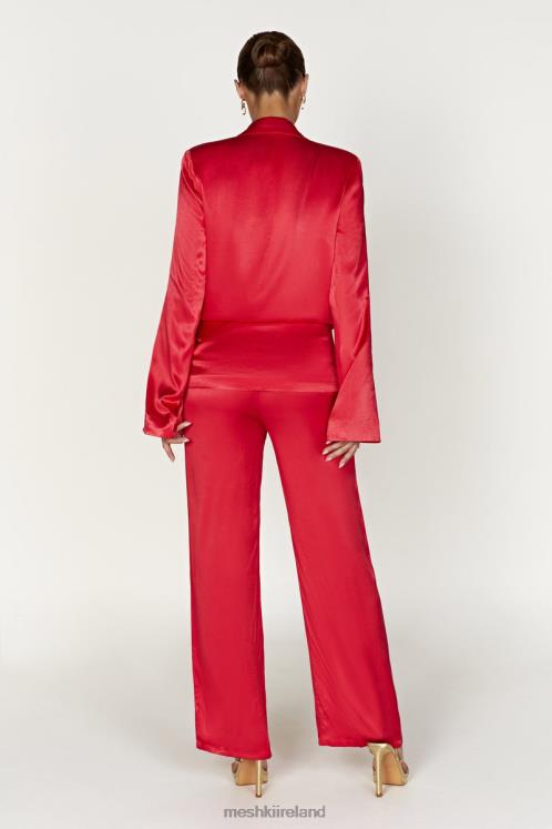 Meshki Aspyn Satin Pants Clothing Red 6DX221428