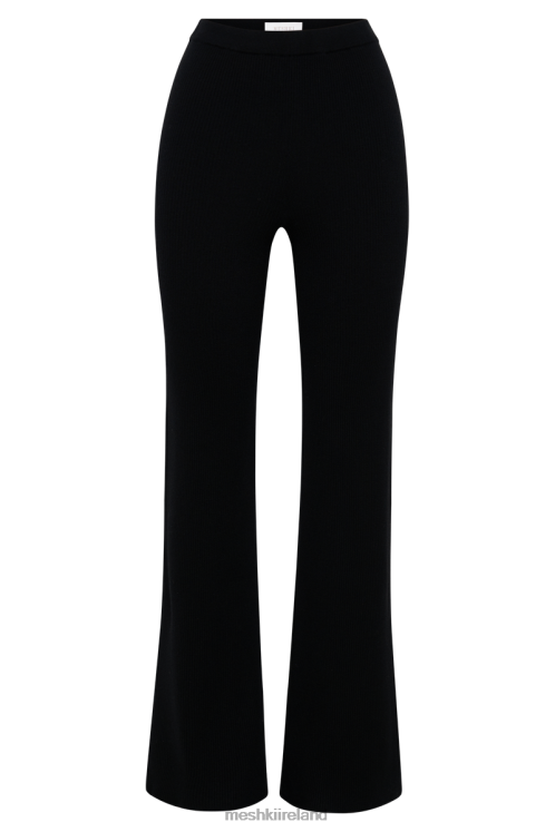 Meshki Daisie Chiffon Pants Clothing Black 6DX221436