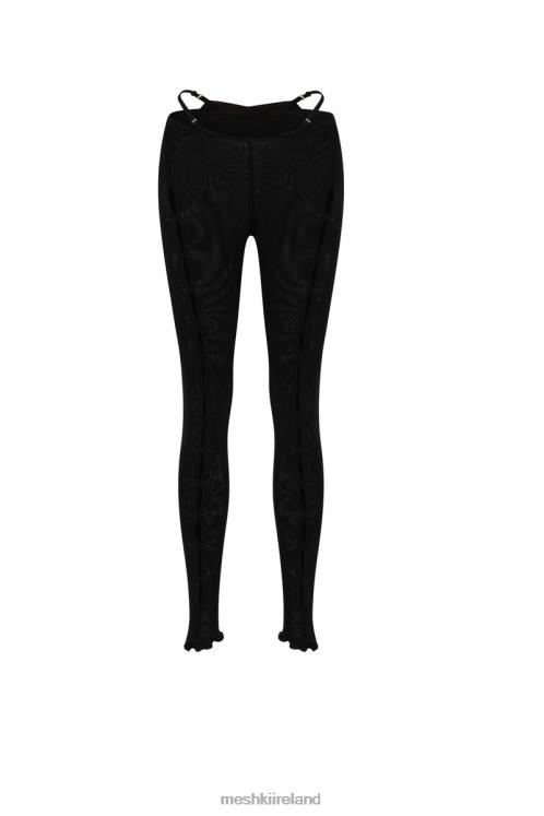 Meshki Gabriella Cutout Full Length Pants Clothing Black 6DX221600