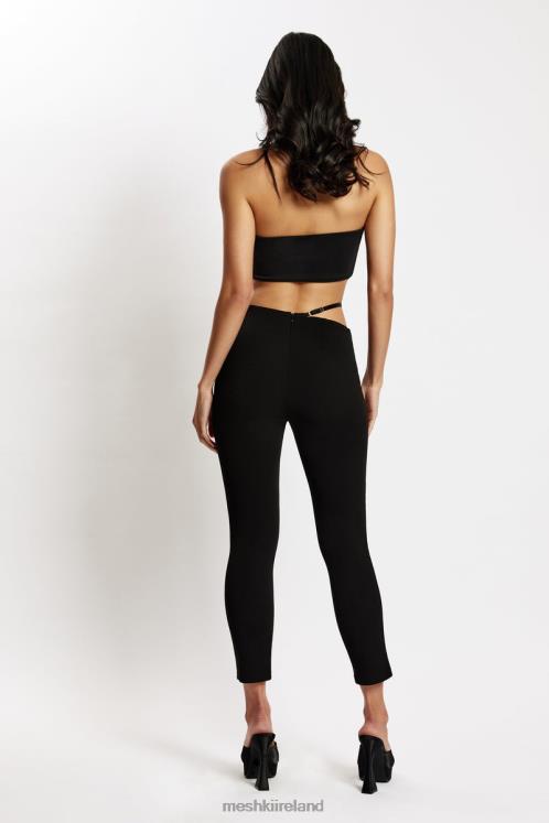 Meshki Irene Pants With V Front Cut Out Clothing Black 6DX221595