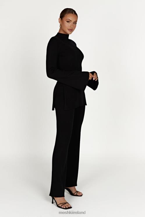 Meshki Jovie Knit Pants Clothing Black 6DX221393