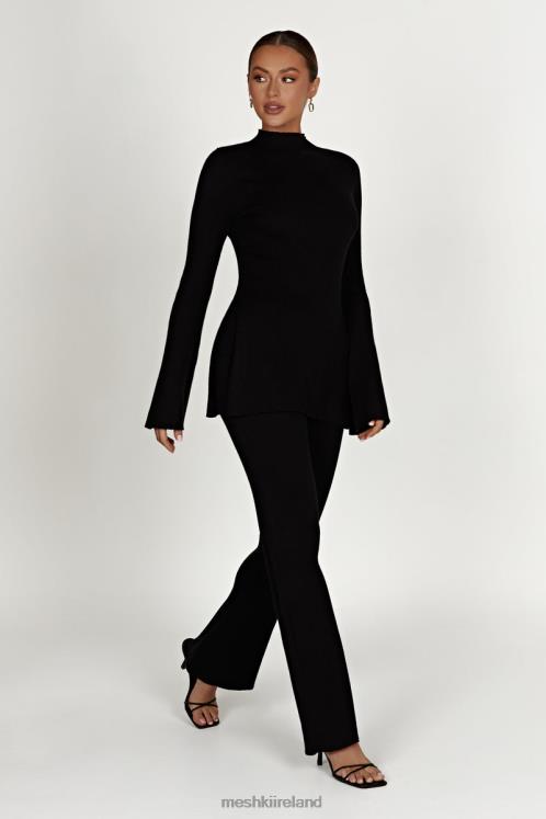 Meshki Jovie Knit Pants Clothing Black 6DX221393