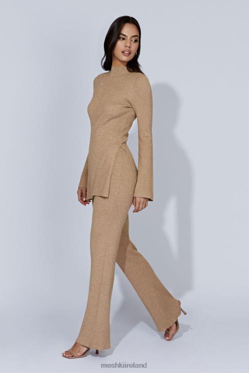 Meshki Jovie Knit Pants Clothing Taupe 6DX221406
