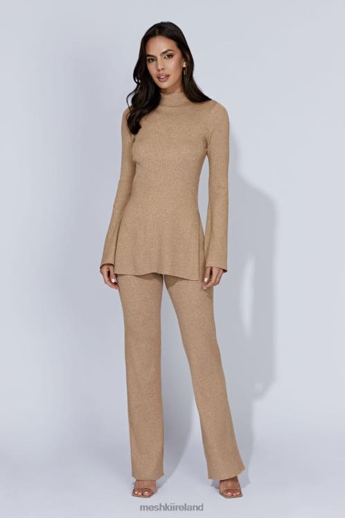 Meshki Jovie Knit Pants Clothing Taupe 6DX221406
