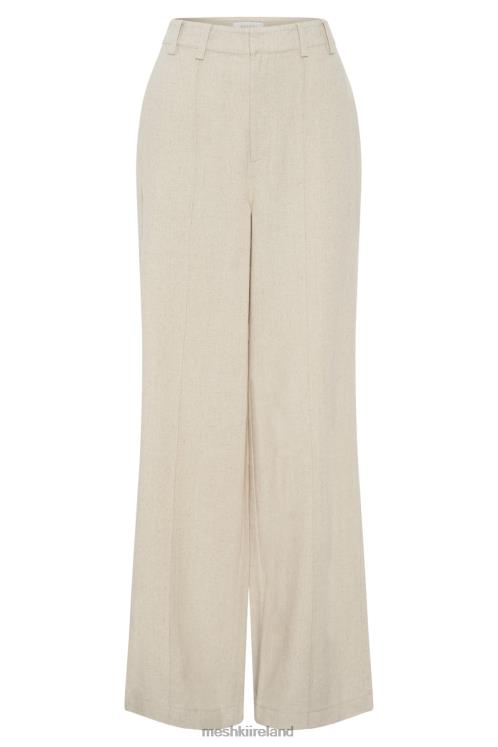 Meshki Julie Wide Leg Linen Pants Clothing Natural 6DX221465