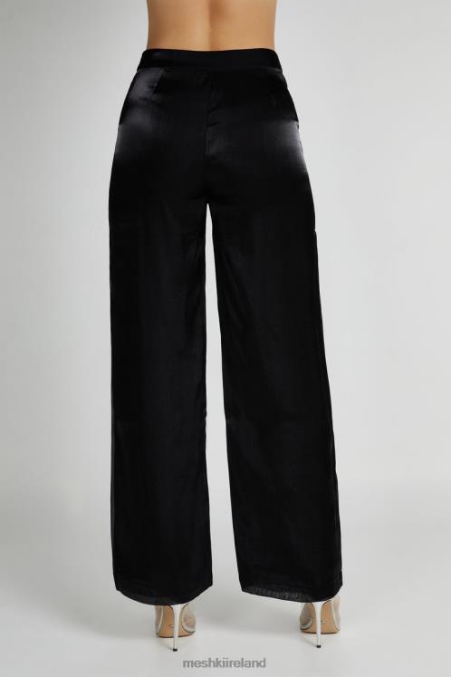 Meshki Kinsley Sheer Pants Clothing Black 6DX221282