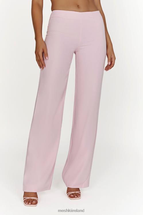 Meshki Laurie Low Rise Suiting Pant Clothing Blush Pink 6DX221462