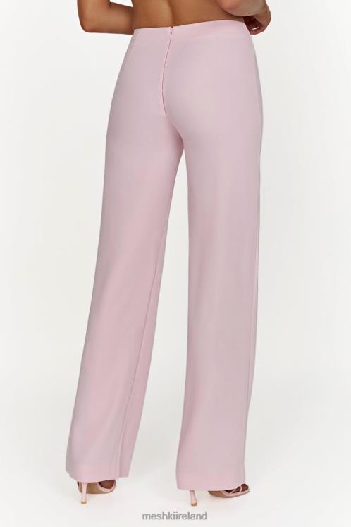 Meshki Laurie Low Rise Suiting Pant Clothing Blush Pink 6DX221462