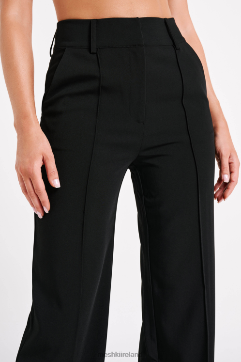Meshki Lisa High Waist Suiting Trousers Clothing Black 6DX221247