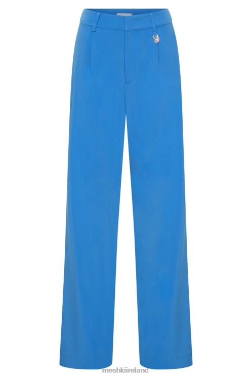 Meshki Minu Mid Rise Wide Leg Pant Clothing Azure Blue 6DX221514