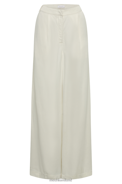 Meshki Nour Satin Wide Leg Pant Clothing Ivory 6DX221376