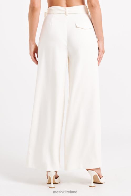 Meshki Tenley Wide Leg Suiting Pants Clothing Ivory 6DX221248