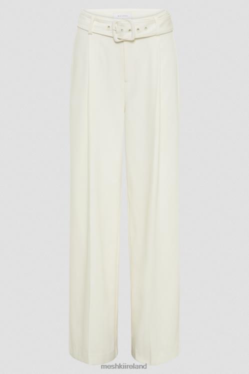 Meshki Tenley Wide Leg Suiting Pants Clothing Ivory 6DX221248