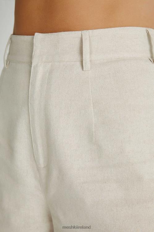 Meshki Jadri Linen Shorts Clothing Natural 6DX221388