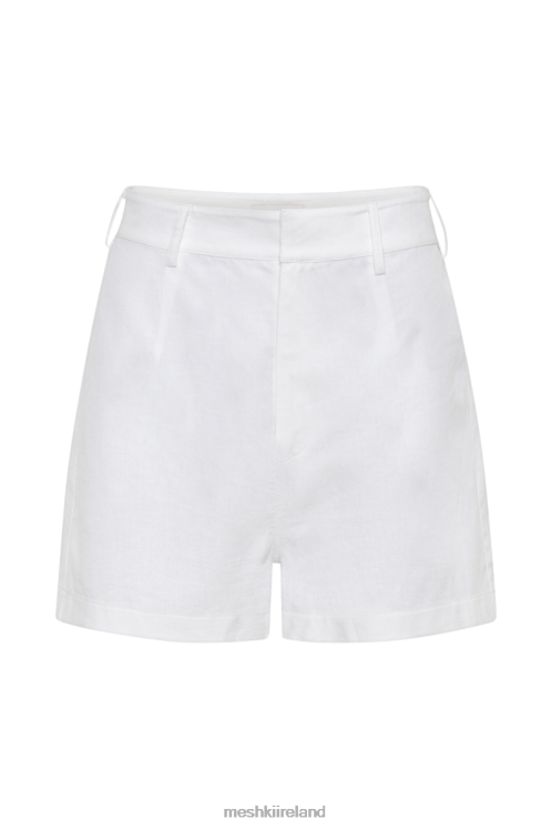 Meshki Jadri Linen Shorts Clothing White 6DX221423
