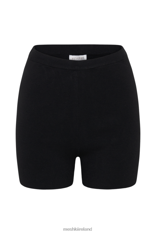 Meshki Orla Knit Shorts Clothing Black 6DX221410