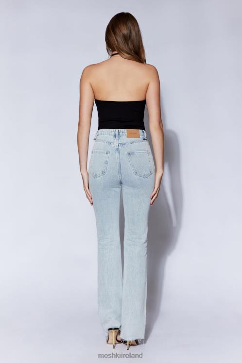 Meshki Arden Halter Neck Ribbed Bodysuit Clothing Black 6DX22979