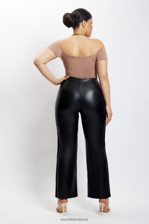 Meshki Breanna Cut Out Bodysuit Clothing Light Brown 6DX221220