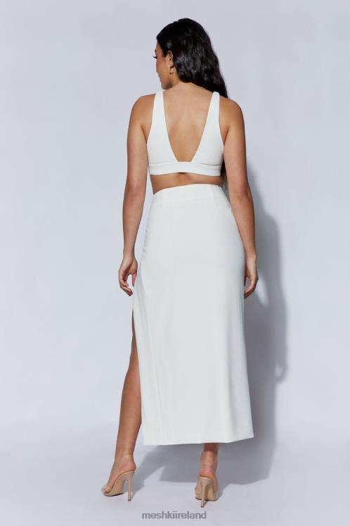 Meshki Arla Hardware Bralette Clothing White 6DX221080