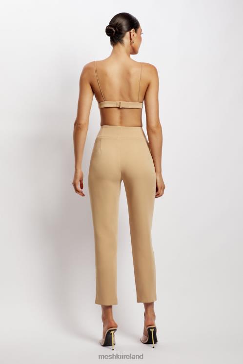 Meshki Cynthia Triangle Bralette Clothing Camel 6DX221139