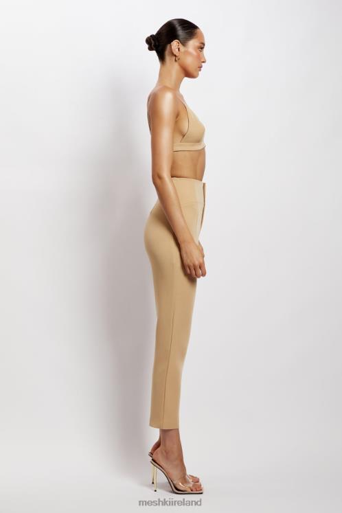 Meshki Cynthia Triangle Bralette Clothing Camel 6DX221139