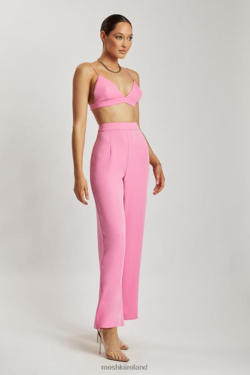 Meshki Cynthia Triangle Bralette Clothing Pink 6DX221129