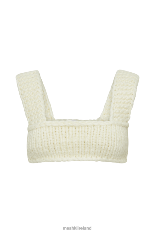Meshki Ninetta Knit Bralette Clothing Ivory 6DX22760