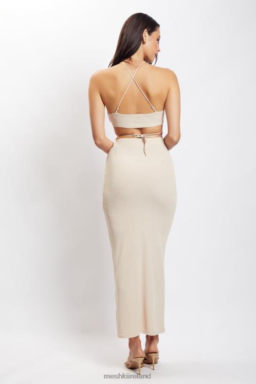 Meshki Suzie Triangle Bralette Clothing Stone 6DX221191