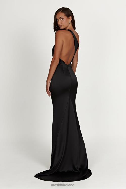 Meshki Harper One Shoulder Gown Clothing Black 6DX22232