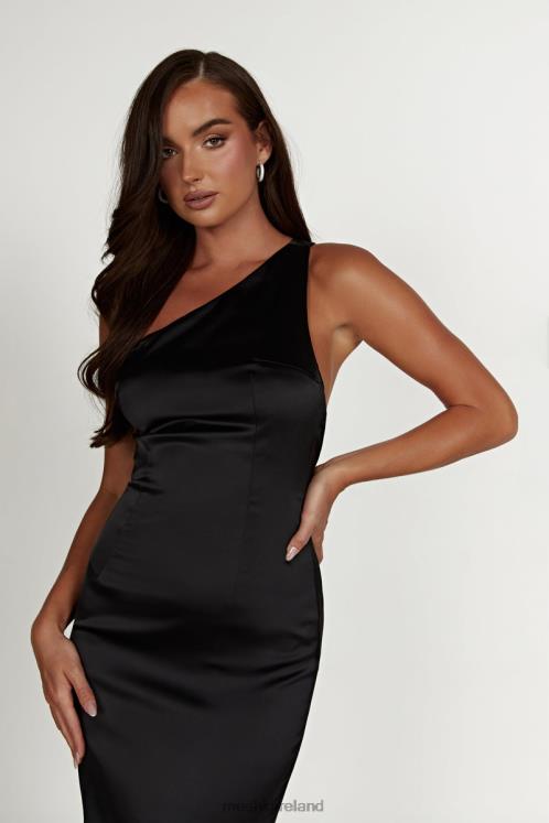 Meshki Harper One Shoulder Gown Clothing Black 6DX22232