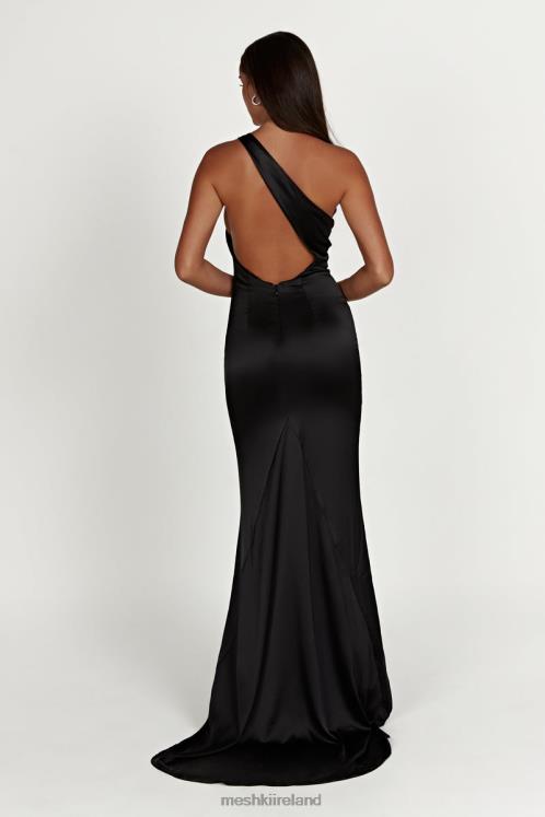 Meshki Harper One Shoulder Gown Clothing Black 6DX22232
