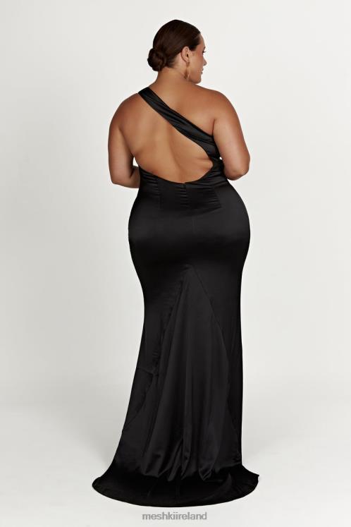 Meshki Harper One Shoulder Gown Clothing Black 6DX22232
