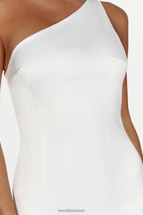 Meshki Harper One Shoulder Gown Clothing White 6DX22461