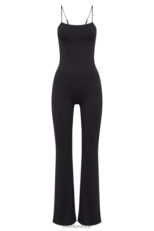 Meshki Adelaide Recycled Nylon Jumpsuit Clothing Black 6DX221375