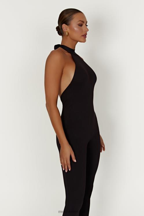 Meshki Gigi Recycled Nylon Catsuit Clothing Black 6DX221415