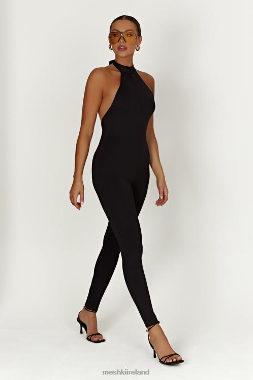 Meshki Gigi Recycled Nylon Catsuit Clothing Black 6DX221415