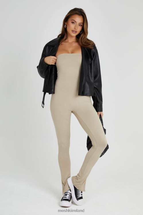 Meshki Peggy Strapless Jumpsuit Clothing Taupe 6DX221379