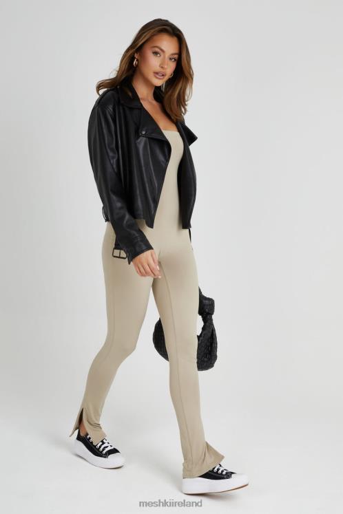 Meshki Peggy Strapless Jumpsuit Clothing Taupe 6DX221379