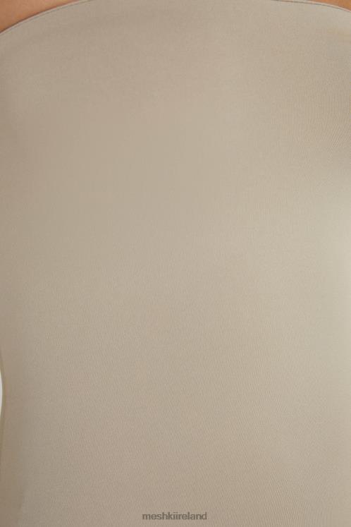 Meshki Peggy Strapless Jumpsuit Clothing Taupe 6DX221379