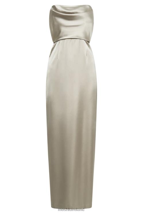 Meshki Alanis Strapless Maxi Dress Clothing Champagne 6DX22336
