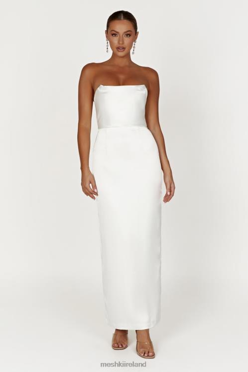 Meshki Alanis Strapless Maxi Dress Clothing White 6DX22307
