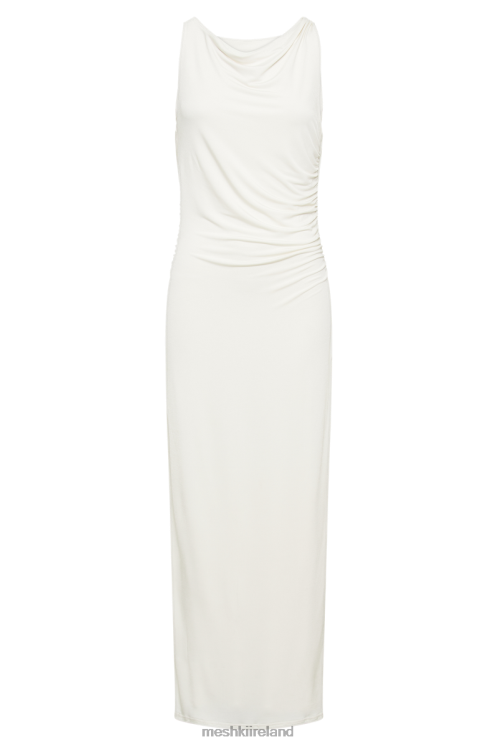 Meshki Alika Draped Front Maxi Dress Clothing Ivory 6DX223
