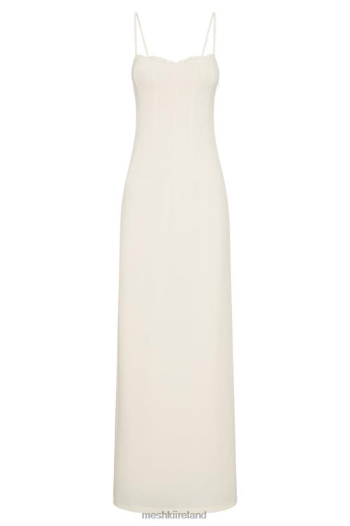 Meshki Amorette Lace Trim Maxi Dress Clothing Bone 6DX22279