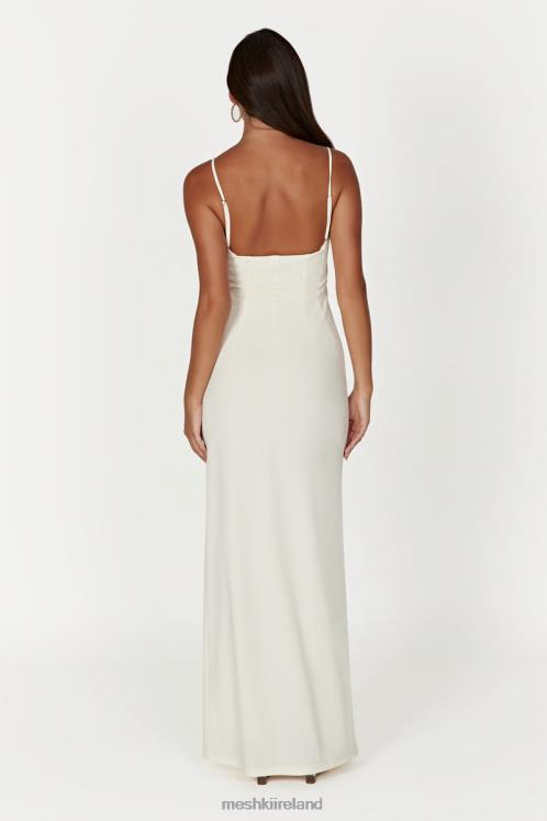 Meshki Amorette Lace Trim Maxi Dress Clothing Bone 6DX22279