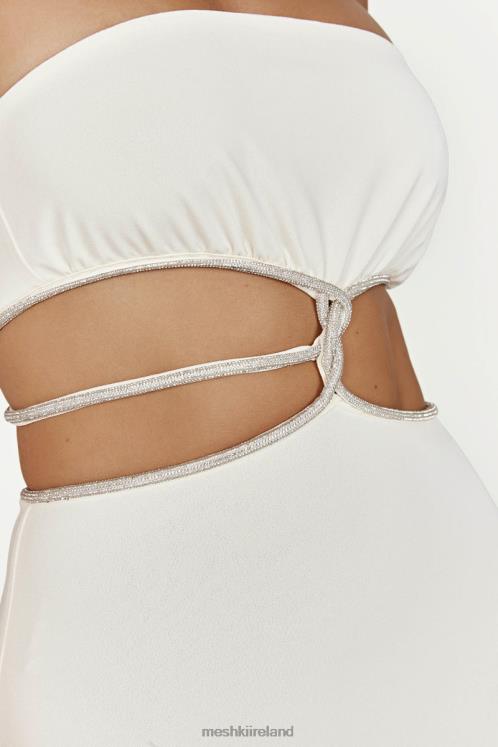 Meshki Billie Strapless Maxi Dress Clothing Bone 6DX22640