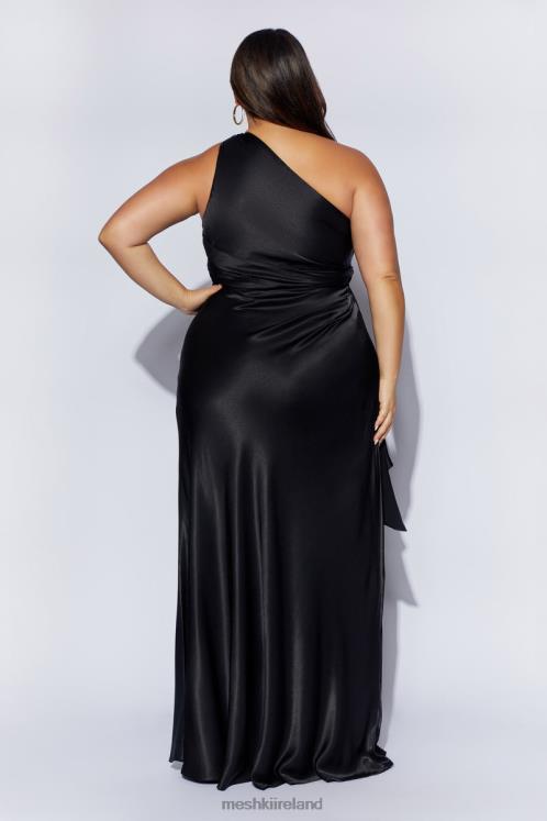 Meshki Calliope One Shoulder Maxi Dress Clothing Black 6DX22353