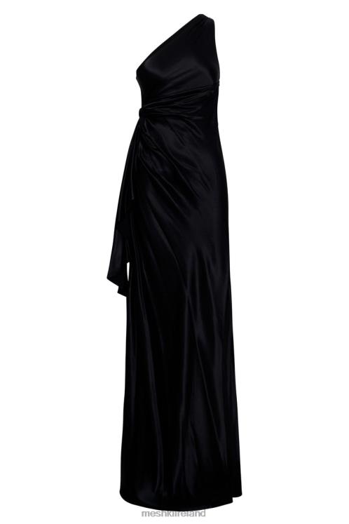 Meshki Calliope One Shoulder Maxi Dress Clothing Black 6DX22353