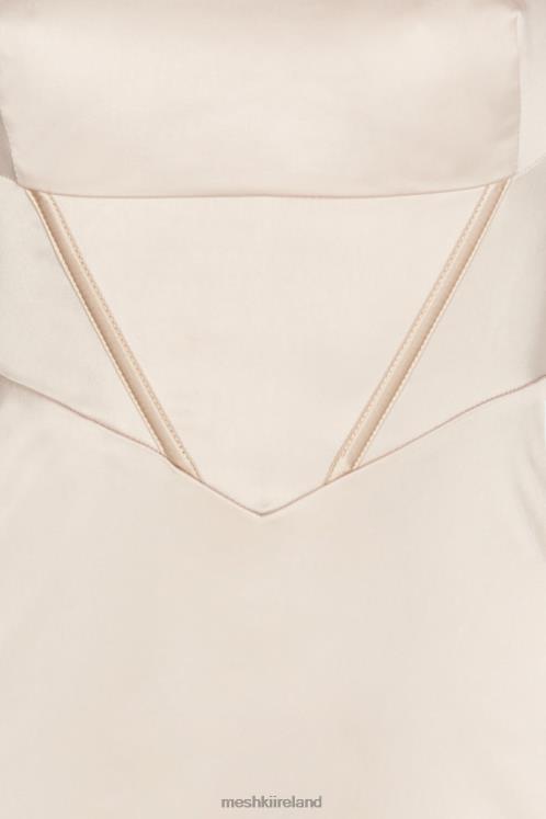 Meshki Desirie Corset Maxi Dress Clothing Champagne 6DX22471