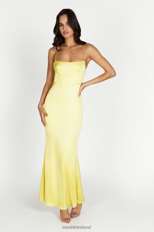 Meshki Desirie Corset Maxi Dress Clothing Lemon 6DX22484