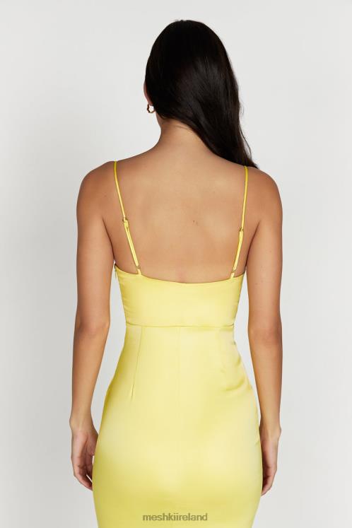 Meshki Desirie Corset Maxi Dress Clothing Lemon 6DX22484